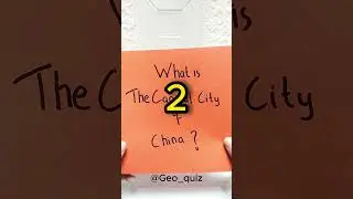 What is the Capital of CHINA? #quiz #geographyquiz  #geography
