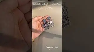 Oxidised Silver Earrings From Meesho 🫶🏻✨ #unboxing #shorts #shortsfeed #shortsviral #earrings