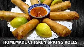 How to Make Crispy Chicken Spring Rolls (Easy & Delicious Recipe!)