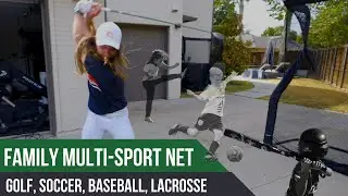 Family Multi-Sport Golf Net for Soccer, Hockey, Lacrosse, Baseball, Softball - The Net Return