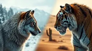 Tiger vs Wolf: Ultimate Predator Showdown in the Wild