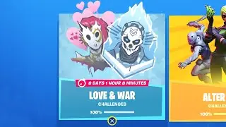 Fortnite All 'Love & War' Overtime Challenges Guide - Chapter 2 Season 1