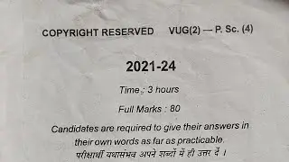 #VBU& BBMKU Political science semester 2 core 4// PREVIOUS YEAR QUESTION PAPER SEM 2