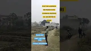 plot on lucknow dubgga #gym #realestate #plotinlucknowforsale @joxuaandreazz