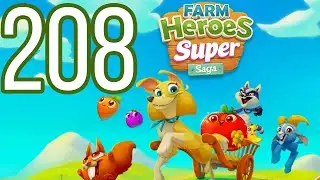 Farm Heroes Super Saga Level 208 No Boosters
