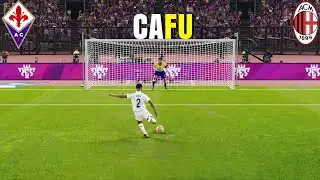 🎯FIORENTINA VS AC MILAN | LEGENDARY | PENALTY SHOOTOUT