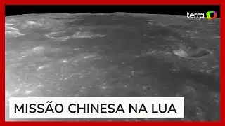 V&iacute;deo mostra pouso de sonda espacial chinesa no lado oculto da Lua