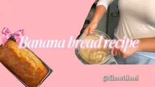 How I make banana bread | low-key a fail but a success in the end!