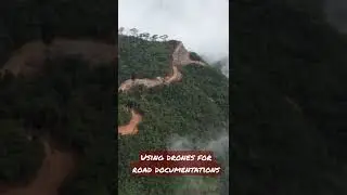 Using Drones for Road Construction DJI Mini 2 Style