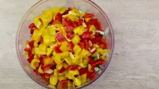 Oil Free Rainbow Roasted Vegetables