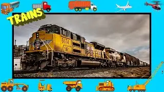 Trains :  REAL MEGA MACHINES : Best Machine Videos For Kids
