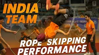 India&rsquo;s Best Skipping Performance 🤯 | Live from Talkatora Stadium, Delhi Olympics!