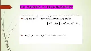 TRIGONOMETRY AND ITS ORIGIN PLUS SIGNIFICANCE IN REAL LIFE ..
