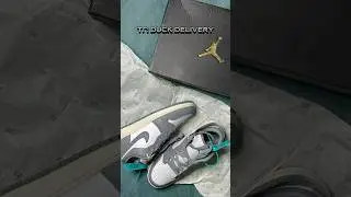 РАСПАКОВКА AIR JORDAN 1 LOW &ldquo;VINTAGE GREY&rdquo; | #poizon #кроссовки #nike #dunk #sb #airjordan #jordan