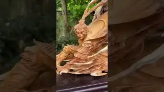 1#WoodArt#Carving Magic#ArtInWood#WoodworkVibes#SculptureArt#Wood Carving Master#shorts