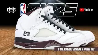 A Ma Mani&eacute;re &ldquo;Violet Ore&rdquo; OG Jordan 5 Retro Nba2k25 shoe creator