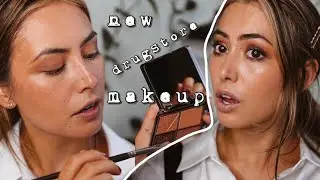 TRYING NEW DRUGSTORE MAKEUP |  First Impressions & Review