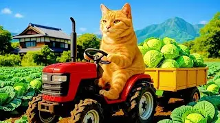 Harvest Mama Cat Injured in Accident | Kitten Takes Her to Hospital & Cares for Her 💔🐾