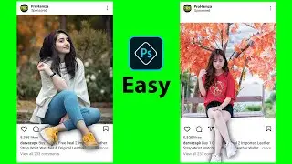 How to Create 3D instagram photo Frame Effect In Photoshop || Photoshop Editing Tutorials.