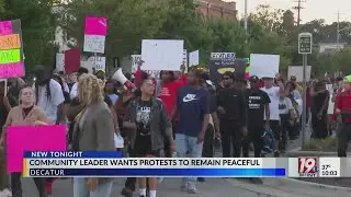 Community Leader Wants Perkins Protests to Remain Peaceful | Dec. 20, 2023 | News 19 at 10 p.m.