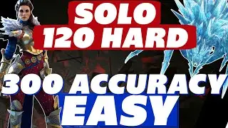 Sethallia solo 120 HARD w/ 300 ACCURACY Raid Shadow Legends Doom Tower frost spider guide