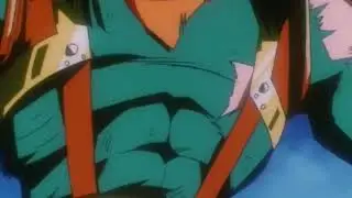 Goku uses the Dragon fist and kills Super 17 (japanese)