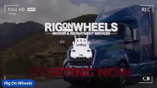Rig On Wheels Recruitment Show | Featuring MVT