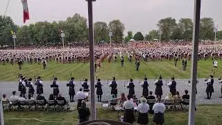 Glengarry Highland Games 2025 closing massed bands part 3