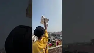 Homemade Newspaper Kite #shorts #viral #kites