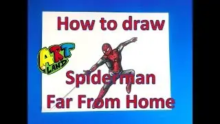 How to draw Spiderman Far From Home