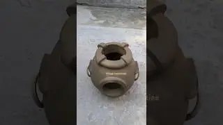 village life rural life mitti ka chulha mud stove clay mud oven  #chulha #clay #art #mittikachulha