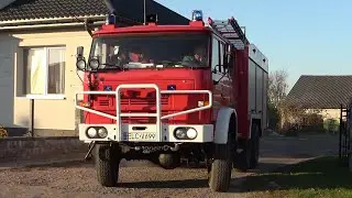 Wyjazd Alarmowy 459[E]28 GBA 2,5/20 Star 266/Bocar z OSP Boczki Chełmońskie do pożaru auta