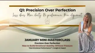 Precision Over Perfection | How to Build Emotional Stability Without Pressure