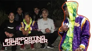 Meelan vlogs supporting local rapper in Sikkim(ranipool)//freeverse