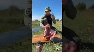 #cooking #food #outdoorcooking #lamb #survival #outdoors #animals #trolllife #funnyanimal #fishing