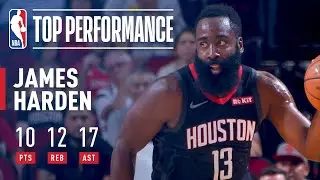 James Harden Records TRIPLE-DOUBLE in Preseason Debut! | September 30, 2019
