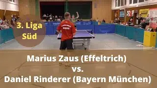 3. Bundesliga S&uuml;d: Marius Zaus vs. Daniel Rinderer