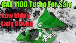 SNOWMOBILE CAUGHT ON FIRE | ARCTIC CAT 1100 TURBO RR