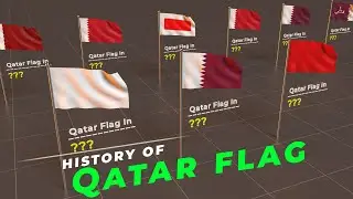 Evolution of Qatar Flag | History of Qatar Flag | Flags of the World |