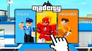PLAYING JAILBREAK WITH SUPERHEROES! (Roblox Mad City)