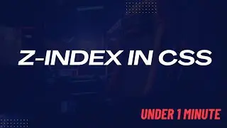 Learn what is z-index in CSS under 1 minute | CodeWithVee