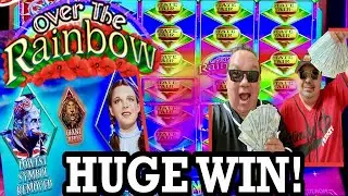 OVER THE RAINBOW SLOT★HUGE WIN!★RARE FULL SCREENS!★FOUR WINDS CASINO!