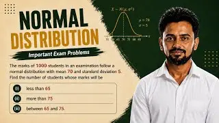 Normal Distribution Probability | Find Number of Students Below 65, Above 75, and Between 65 & 75 | 