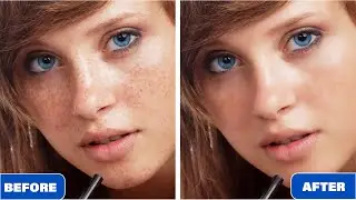 adobe Photoshop 2025 Tricks: Remove Acne l How to retouch skin in Photoshop
