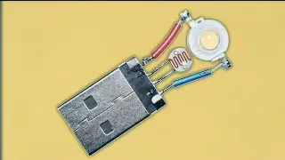 Make an Automatic Light Sensor with USB 5 Volt DC || USB night light
