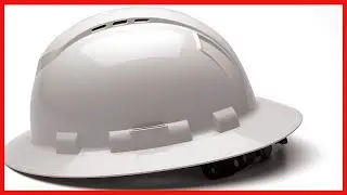 Great product -  PYRAMEX Ridgeline Full Brim Hard Hat, Vented, 4-Point Ratchet Suspension, White