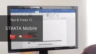 STRATA Master Tips & Tricks 12 - STRATA Mobile
