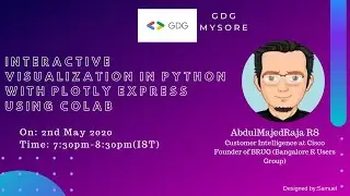 Interactive Visualization in Python with Plotly Express using Colab