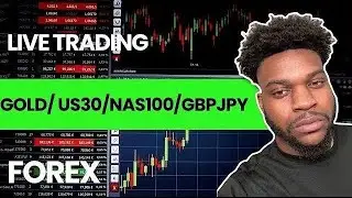LIVE Trading ( GOLD US30 NAS100, GBPJPY, GBPUSD ) London & New York Session January 8th 2026