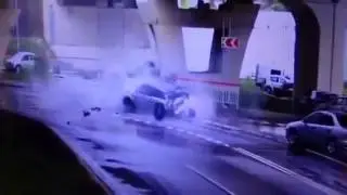 Range Rover Evoque Accident Sochi Russia